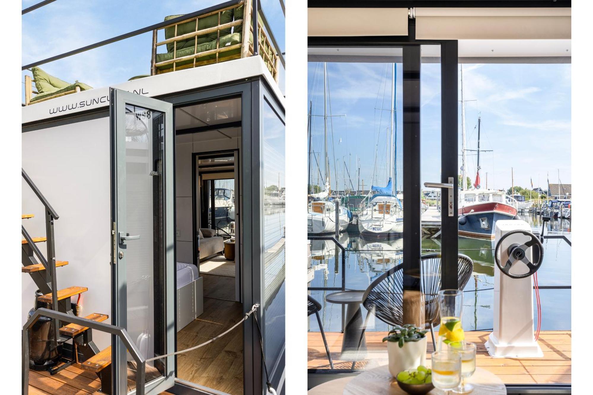 Cosy Tiny Houseboats Near Beach And Restaurants By Weltevreden Experience Zeewolde Esterno foto